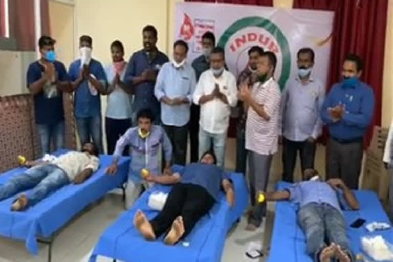 blood donation camp in nizamabad district