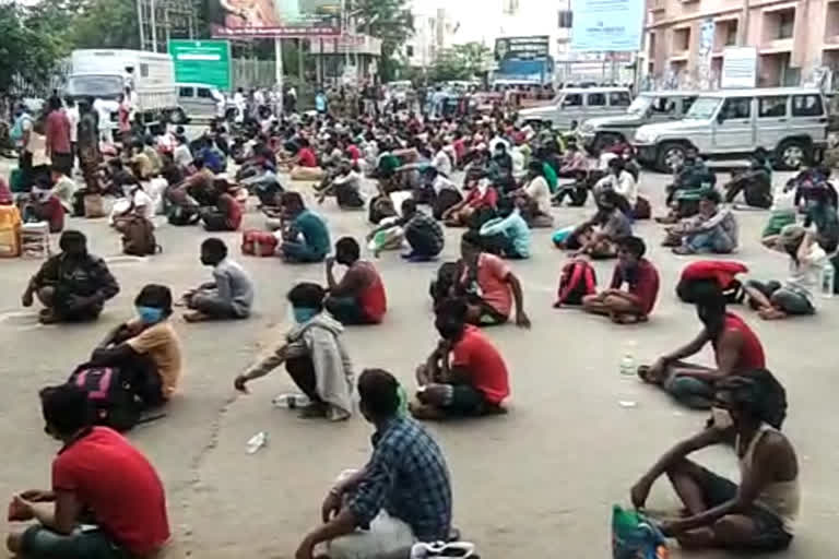 at thiruvallur 2928 migrant workers sent back to their home