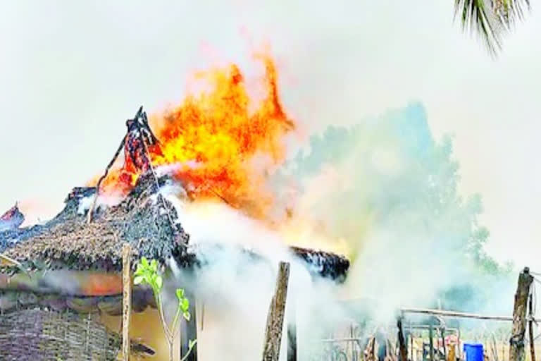 frequent fire accidents in khammam district during summer