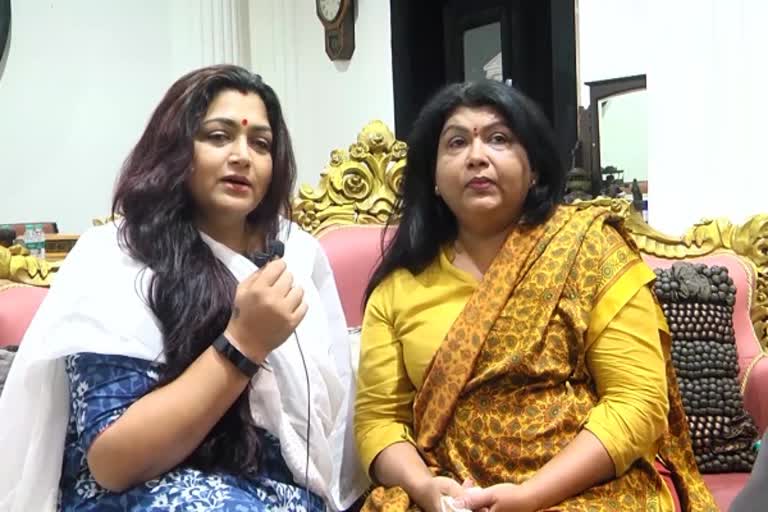 kushboo thanks TN CM  for allowing serials shooting