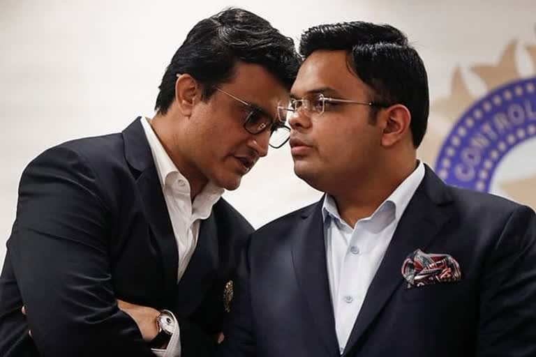 BCCI president Sourav Ganguly, secretary Jay Shah