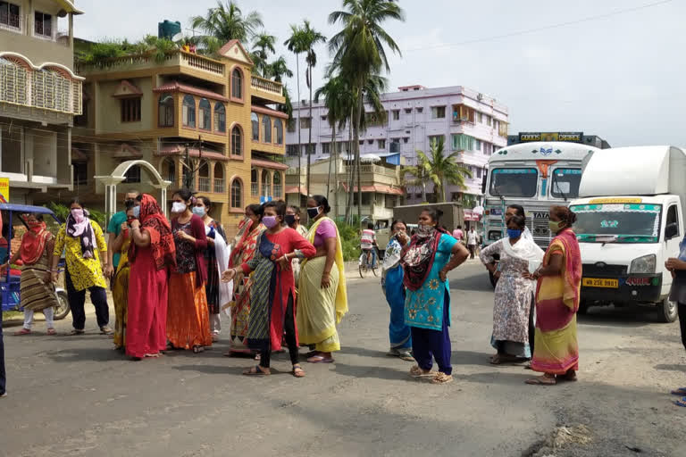 Barasat road block