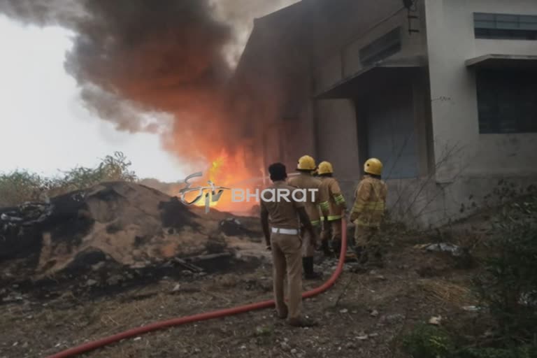 fire accident occurred in private industry at virudhunagar