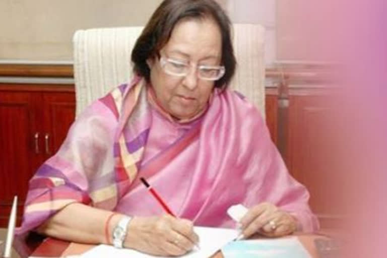 Najma Heptulla, Governor, Manipur