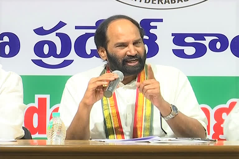 జూన్​ 2న కాంగ్రెస్​ నిరసన దీక్షలు: ఉత్తమ్​