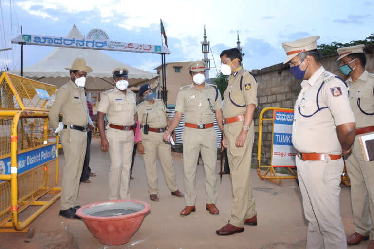 IGP Sarath Chandra visits seal down areas