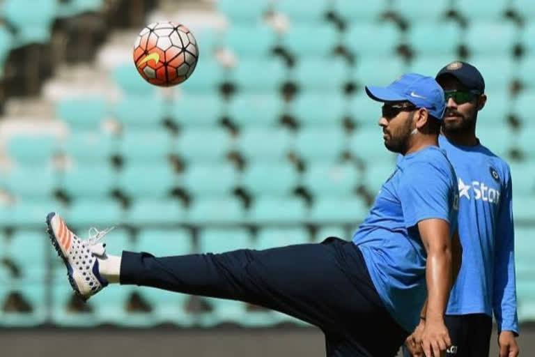 I watch football more than cricket: Rohit Sharma