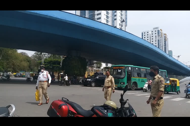 Strict action against people who neglect the lockdown order in bangalore