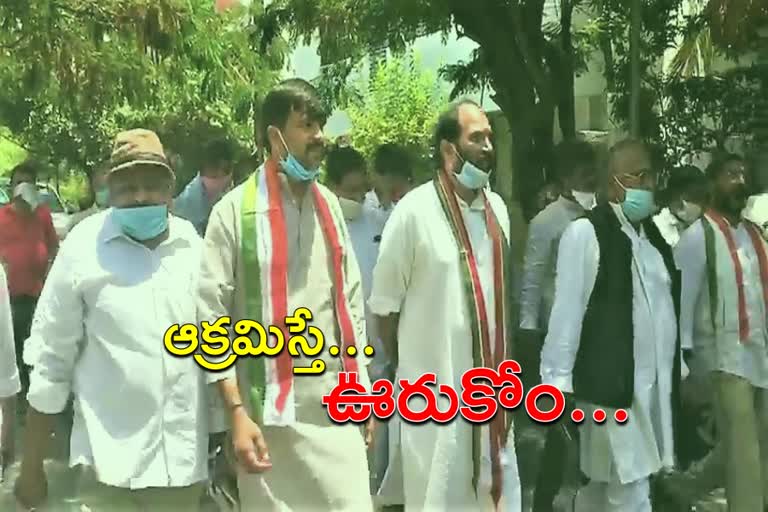 congress-protests-over-construction-at-osmania-university-premises