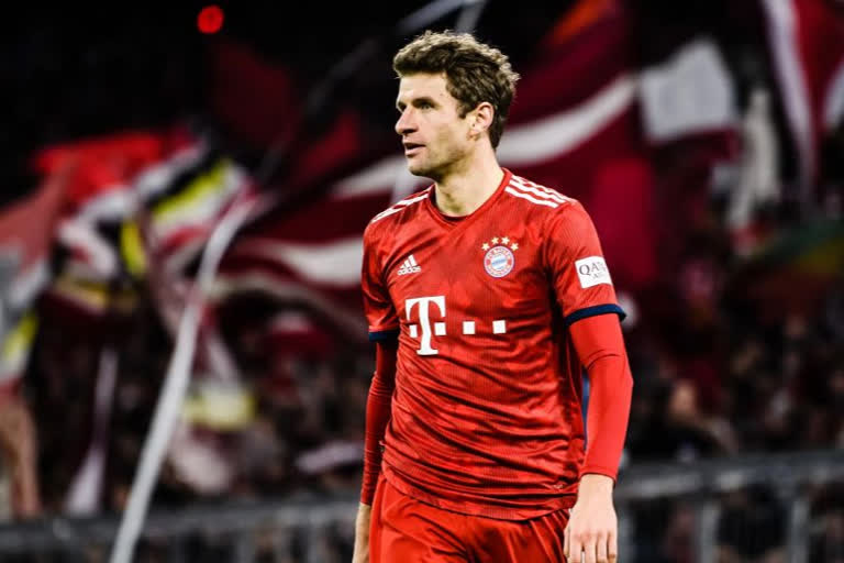 Bayern Munich's Thomas Muller