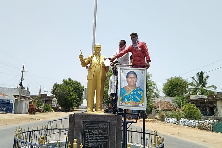 representation presented to ambedkar statue