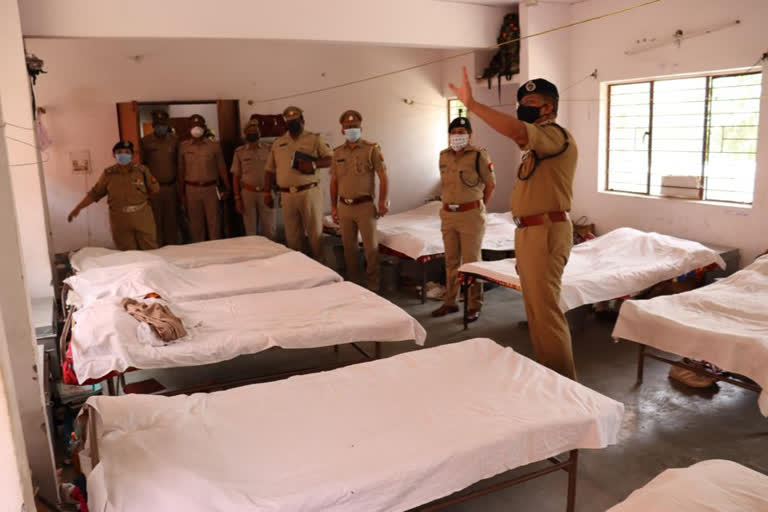 The commissioner of Police visit police line and several check post