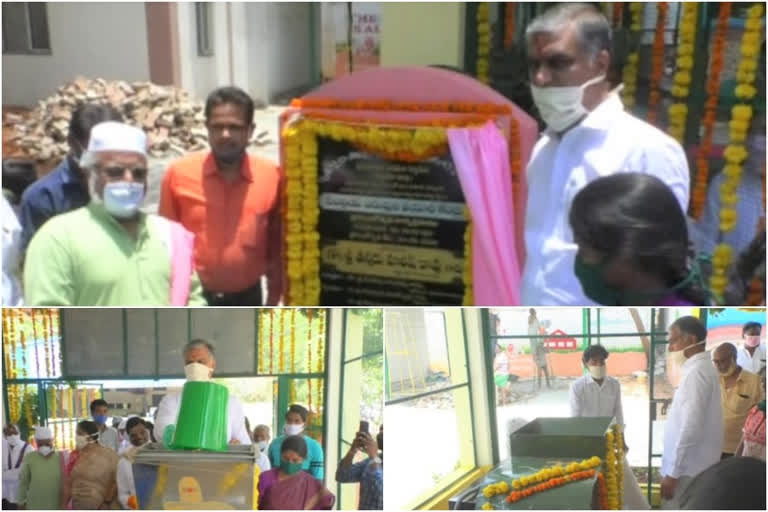 Minister Harish Rao started the Organic Fertilizer Center at siddipet