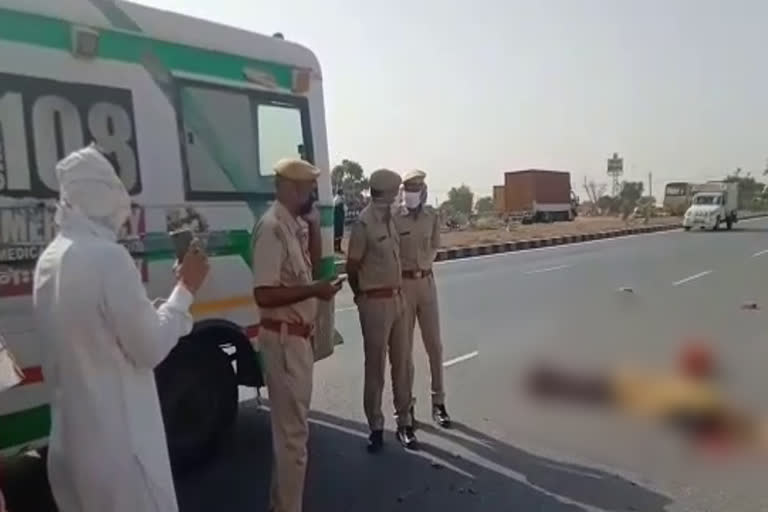 जयपुर में सड़क हादसा, road accident in jaipur