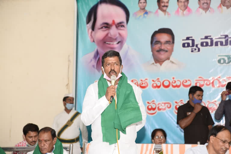 Seminar on Control of Crop Harvesting at Sai Balaji Gardens, Medak