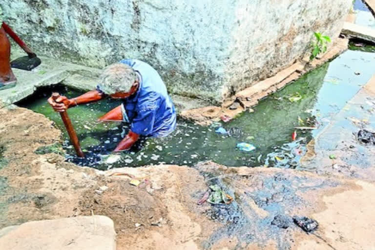 Protective equipment for sanitation workers in adilabad district