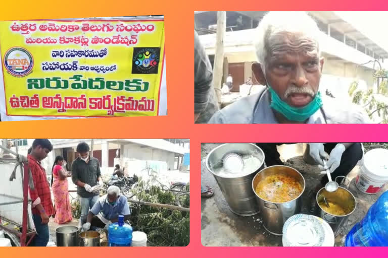 food distribution at addanki prakasham dist