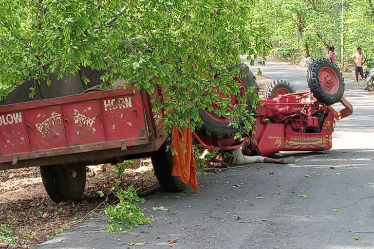 road accident in korba