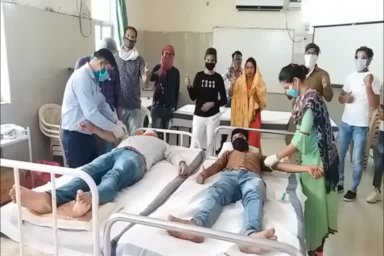 Blood donation on the occasion of Eid