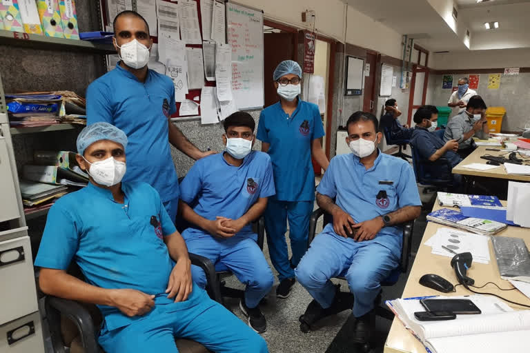 Jodhpur AIIMS nurshing staff protest,  जोधपुर एम्स में नर्सिंग कर्मियों का विरोध, जोधपुर न्यूज