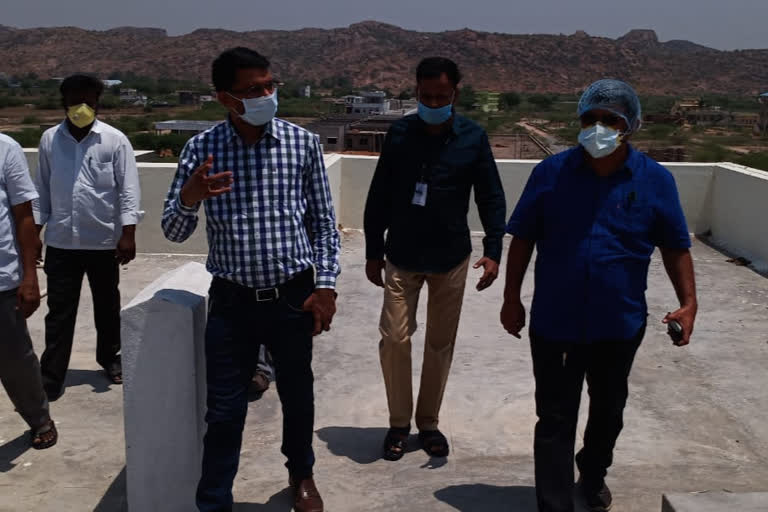 District Collector visits to quarantine centers