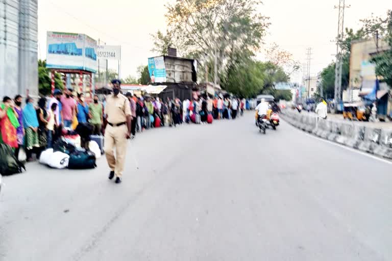 vijayawada haryana shramik train cancel and passengers facing problems