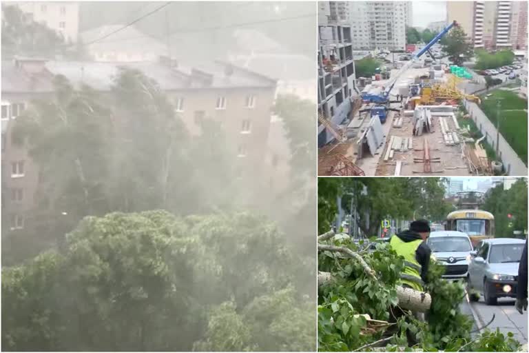 Deadly storm wreaks devastation in Yekaterinburg