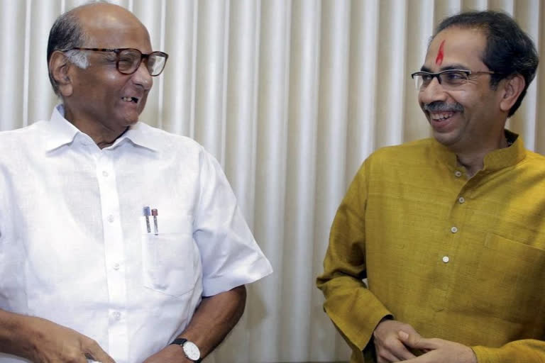 sharad pawar meets uddhav thackeray In matoshree