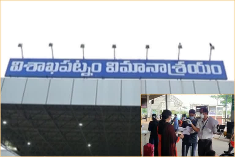 Start of flights in Vishakhapatnam