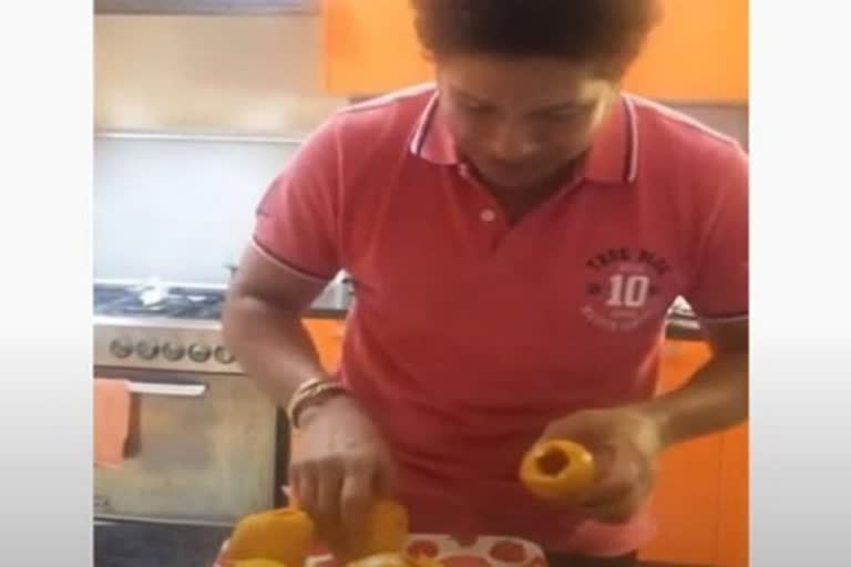 WATCH: Sachin Tendulkar makes mango kulfi on his 25th marriage anniversary