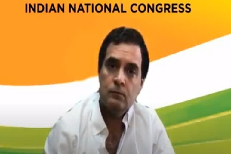 LIVE: Rahul Gandhi briefs media via video conferencing