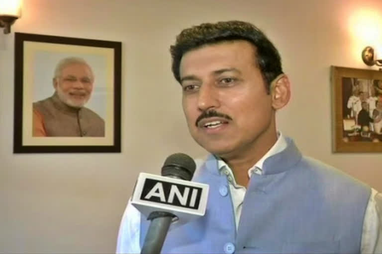 Former  Union minister and Jaipur (Rural) MP Rajyavardhan Rathore