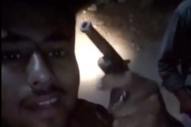 brandishing of weapon on tiktok in shamli