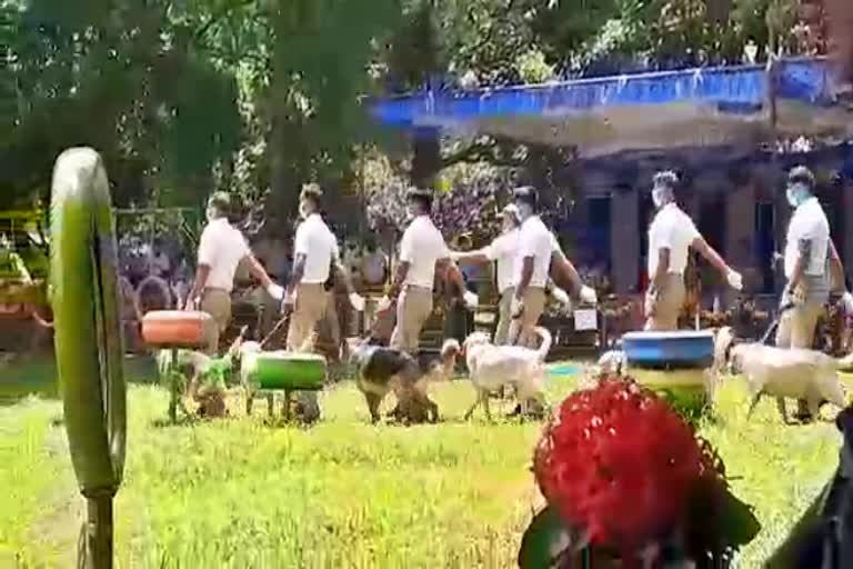 Police Dog Training Park in bengaluru