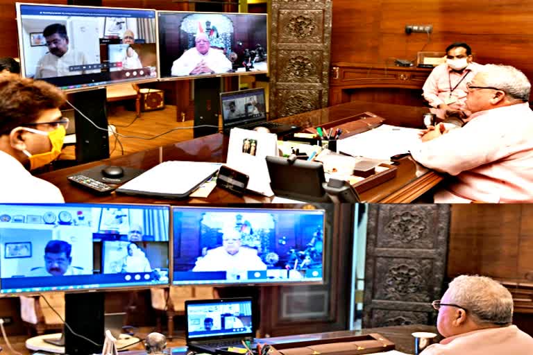 राजस्थान में वेबीनार  वेबीनार से जुड़े राज्यपाल  video conferencing  Jaipur news  Governor Kalraj Mishra