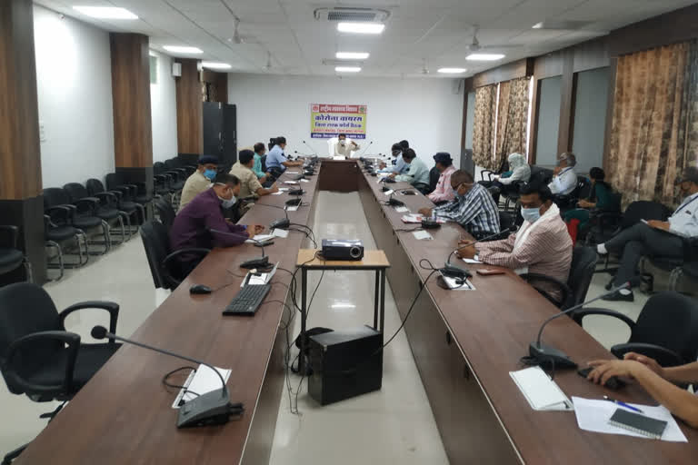 Disaster management meeting held in agar malva