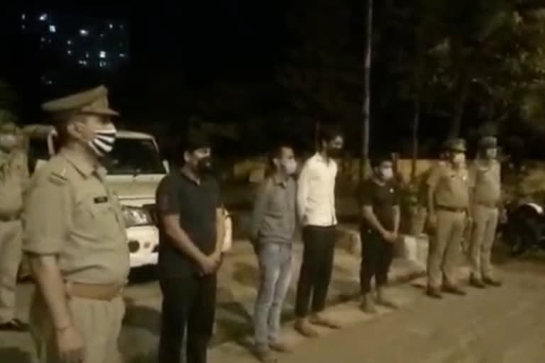 Sex racket busted by Beeta-2 police in Sigma Noida 6 people arrested