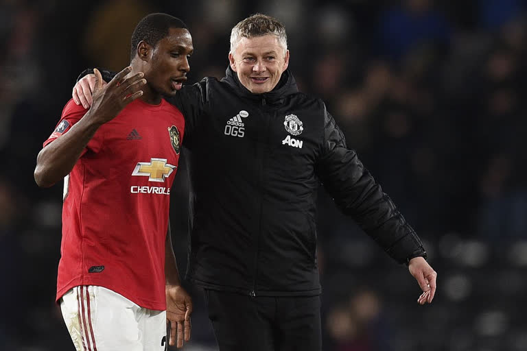 Odion Ighalo, Ole Gunnar Solskjaer, Manchester United