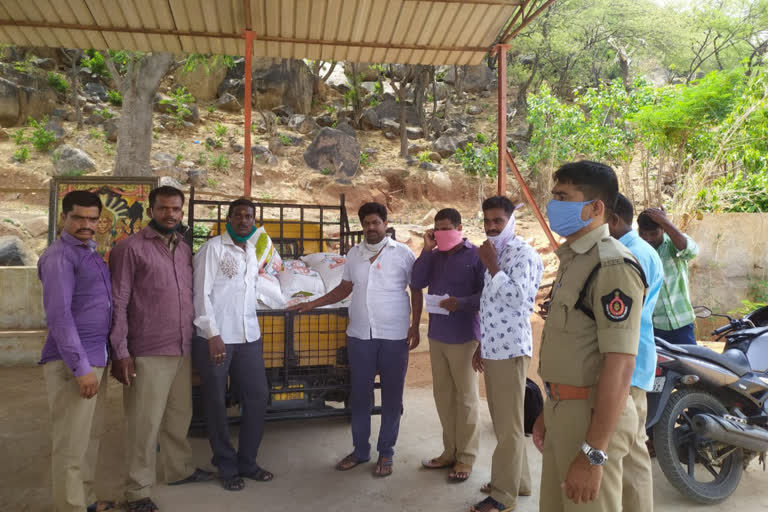 groceries distribution in yadadri bhuvanagiri district