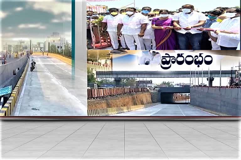 kamineni flyover and lb nagar underpass inauguration