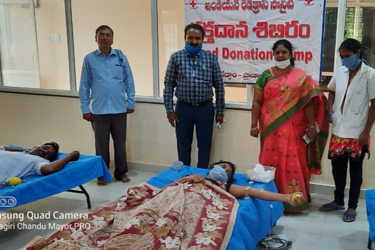 blood donation camp in nizamabad city