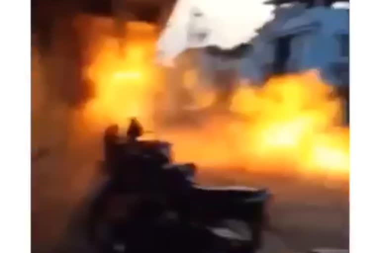 Gas cylinder explosion in Mangalore