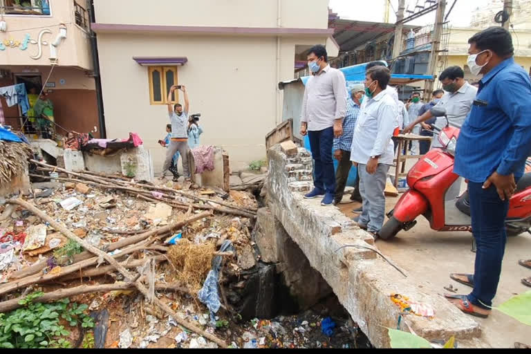 mountain area problems to be resolved fastly before rainy season in vizag east constituency