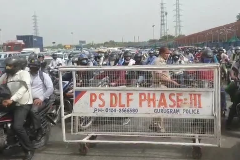 delhi gurugram border