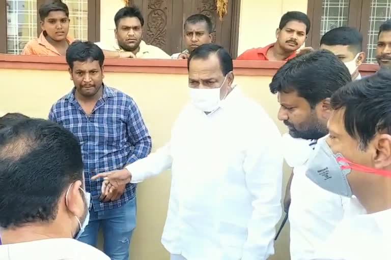 Minister Mallareddy Visitation fire victims