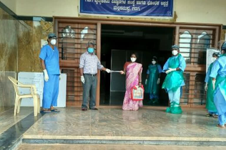 Another woman in Gadag recoverd from corona: discharged