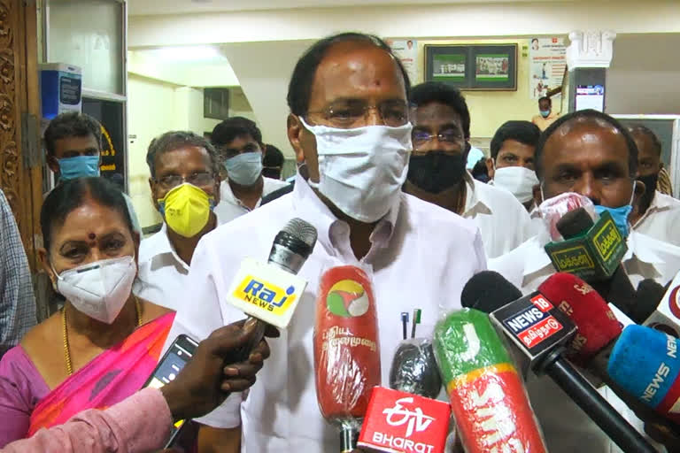 Minister Thangamani press meet