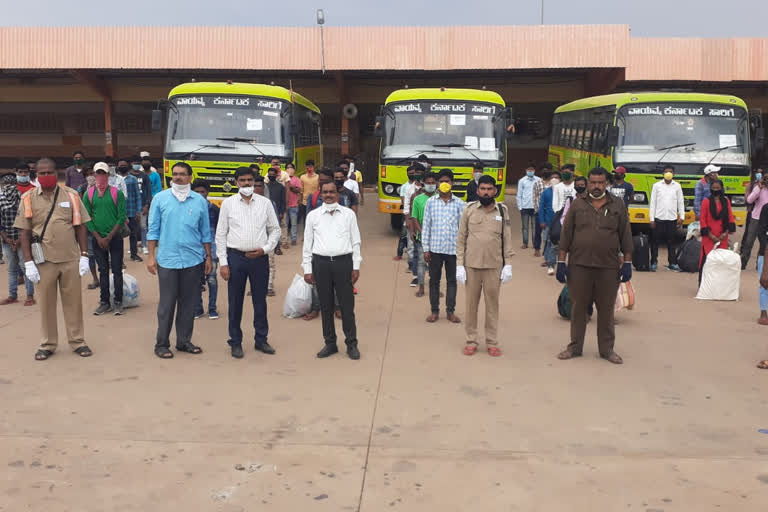 69 workers to travel from Hubli to Jharkhand