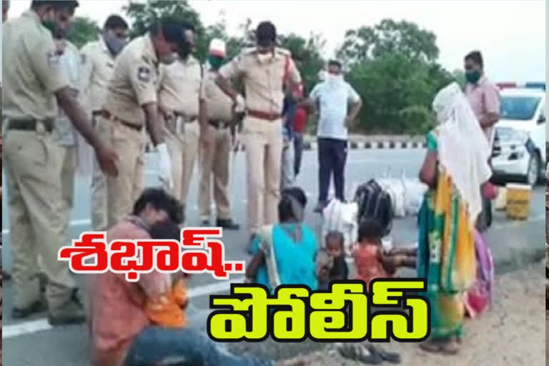 police officer help to people in medak district