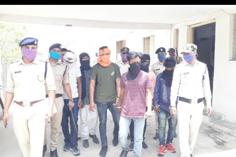 Six miscreants arrested while planning robbery in Datia